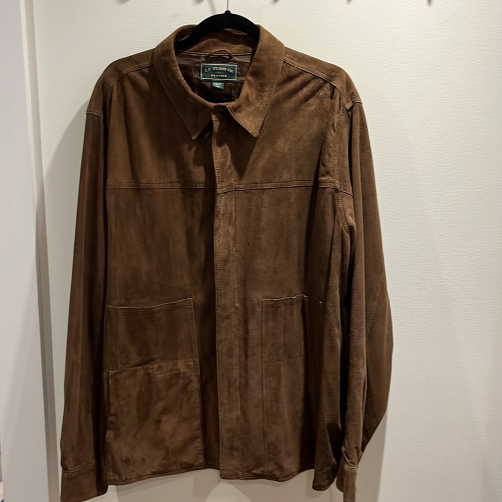 Filson suede shirt jacket